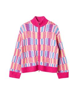 Oliver Bonas Linear Multi Stripe Knit Jacket £70
