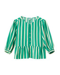 Oliver Bonas Stripe Peplum Top £55