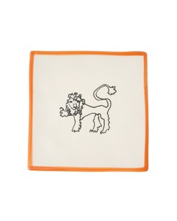 Shrimps x Oliver Bonas Orange Lion Tile Coaster £7.50 1916003