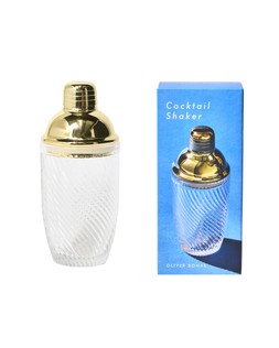 Swirl Clear Glass Cocktail Shaker £20