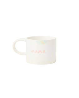 White Pearlescent Mama Mug £12.5