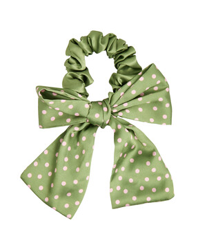 Heath Green Polka Dot Bow Scrunchie £12.50 from Oliver Bonas Ireland