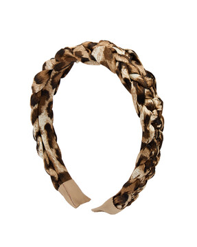 Eaton Animal Print Plait Headband £22.50 from Oliver Bonas