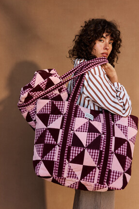 Emily Patchwork Tote Bag £58 from Oliver Bonas