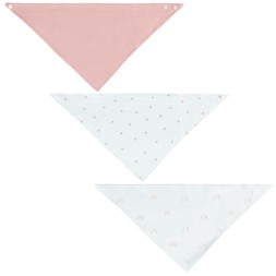 B&M SS26 // BABY EVENT // BANDANA BIBS 3PK - RAINBOW // £3.50 //
