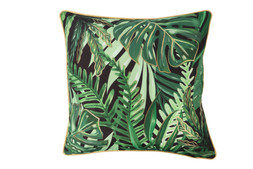 B&M GARDEN SS26 // BOTANICAL // BOTAICA FOILED CUSHION // £8 //