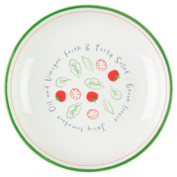 B&M HOME SS26 // TAPAS & PIZZA // LARGE PRINTED PASTA SERVE BOWL // £4 //