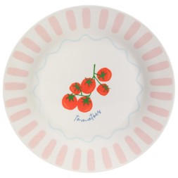 B&M HOME SS26 // ISLE LIFE - LIMITED TIME ONLY // PRINTED SIDE PLATE - TOMATOES // £2 //