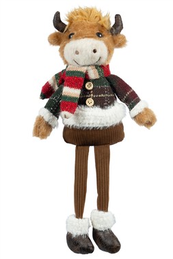 Christmas highland cow
