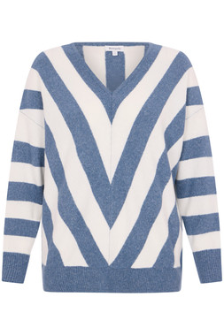 Blue Chevron Jumper £22