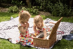 Younger Girls Red Watermelon Shirred Dress £9 2