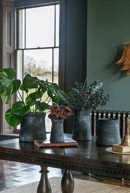 KEW HANDTHROWN PLANTER BASALT &pound;34.99 - &pound;44.99& KEW HANDTHROWN VASE BASALT &pound;24.99 - &pound;34.99