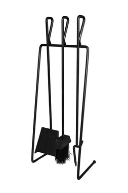 Black Linear Companion Set H73cm W27cm &pound;119.99