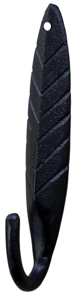 Botanic Leaf Plant Hook Black H20cm &pound;11.99 Copy