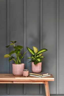Morganite Reactive Glaze Planter H18cm D18cm &pound;19.99