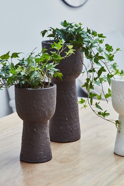 Nico Tall Planter Rustic Mocha H26cm D15cm &pound;39.99