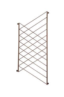 OUTDOOR LINEAR TRELLIS BRONZE H100CM W48CM