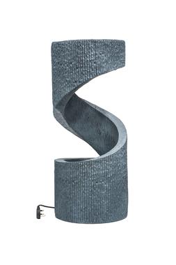 OUTDOOR SPIRAL WATERFEATURE CEMENT (available in granaite) H82CM W35CM (OSWFC)