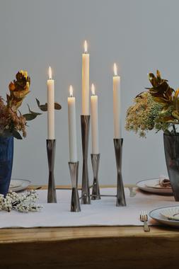 Parker 5 Piece Silver Candle Centerpiece &pound;59.99