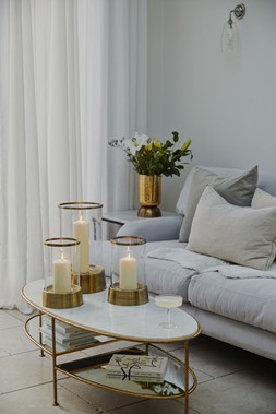 Regency Metallic Tiered Vase Gold H27.5Cm D15Cm &pound;44.99 5