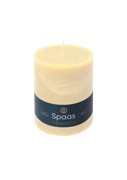 RUSTIC UNSCENTED PILLAR CANDLE 80:110 IVORY £9.99