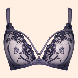 BOUND BLOSSOM DEEP PLUNGE BRA £42 €62 USD$74 CAD$92  AUD$96.95