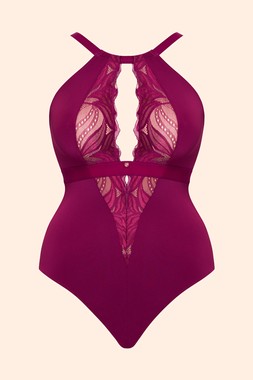 INDULGENCE STRETCH LACE BODY BERRY PURPLE