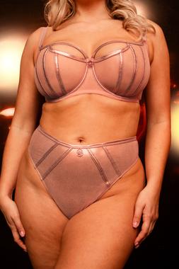 Eos, Balcony Bra, Rose Gold , £39.00, US$79.00, CA$99.00, €60.00, A$99.00, Eos, Thong, Rose Gold , £22.00, US$41.00, CA$55.00, €33.00, A$60.00