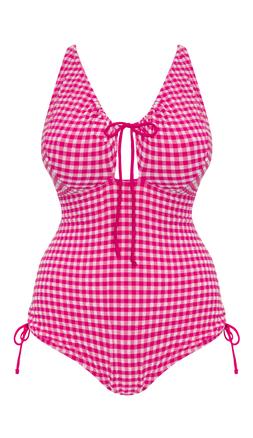 HOLIDAY CHECK NON WIRED SWIMSUIT - CAD $160 AUS $160