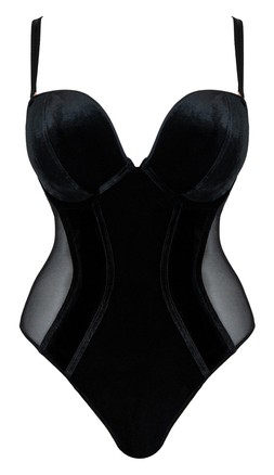 Icon Plunge Strapless Padded Body Black &pound;78 &euro;106 $156 CAD$196 AUD$196