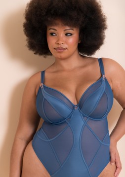 SUSPENSE WIRED PLUNGE BODY - FRENCH BLUE