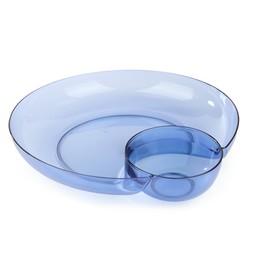 Summer Large Chip & Dip Bowl - Blue