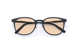 Maxwell Matte Black Lenses Tangerine £85