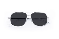 Sinclair Chrome Silver Lenses Grey £85