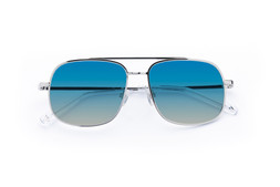 Sinclair Chrome Silver Lenses Ocean Glow £85