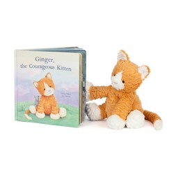 Ginger, the Courageous Kitten Book and Fuddlewuddle Ginger Cat £40.50