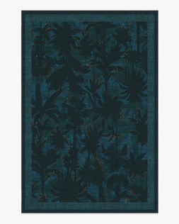 Matthew Williamson Twilight Forest Midnight Rug 185x275 flatwoven - £419.00