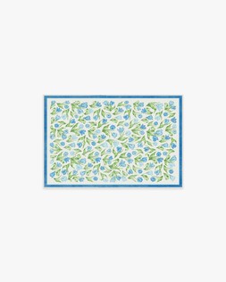Mrs. Alice Garden Party Blue Rug