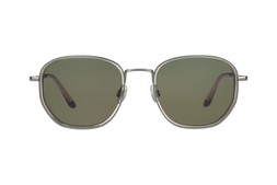 Barbour BAS-3077 Tan Crystal & Silver Men's Sunglasses