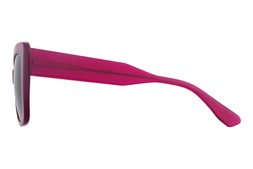 Botaniq Women’s Rich Crystal Berry Sunglasses With Pink Laminations/Grey Gradient