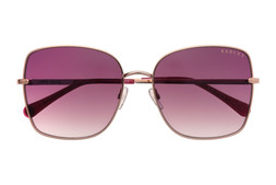 Radley Rathbone Oversized Square Rose Gold & Purple Sunglasses