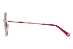 Radley Rathbone Oversized Square Rose Gold & Purple Sunglasses