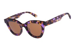 Superdry 5037 Purple Havana/Brown Sunglasses