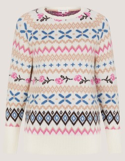 Fee Fair Isle Jumper Ivory