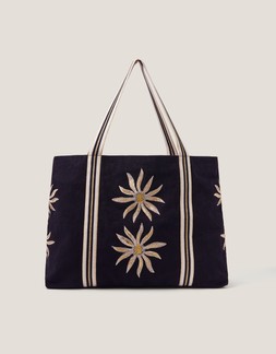 Tashie Sun Embroidered Tote Bag