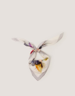Aimee Lou Floral Square Silk Scarf