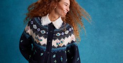 Hali Floral Handknit Cardigan