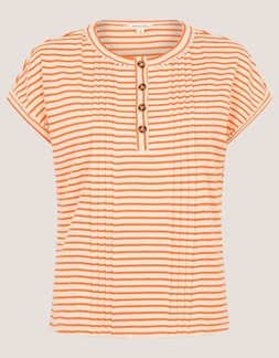 Selena Stripe T-Shirt Ivory