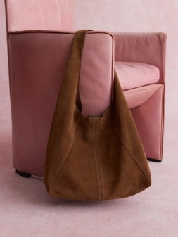 Dana Suede Hobo Bag