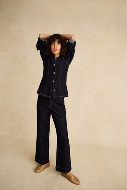 Teri Wide Leg Jeans Blue